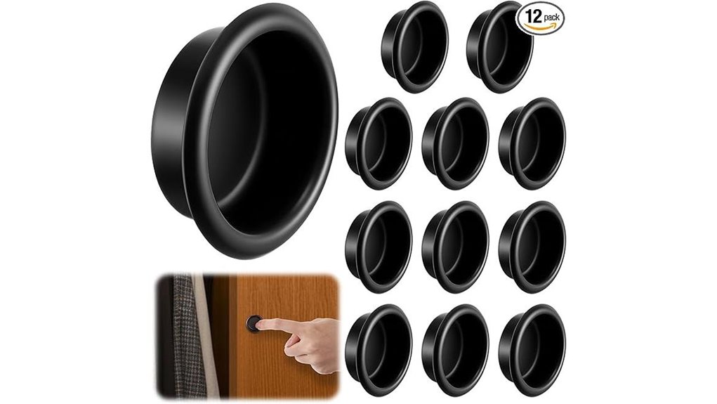 feekoon matte black finger pulls