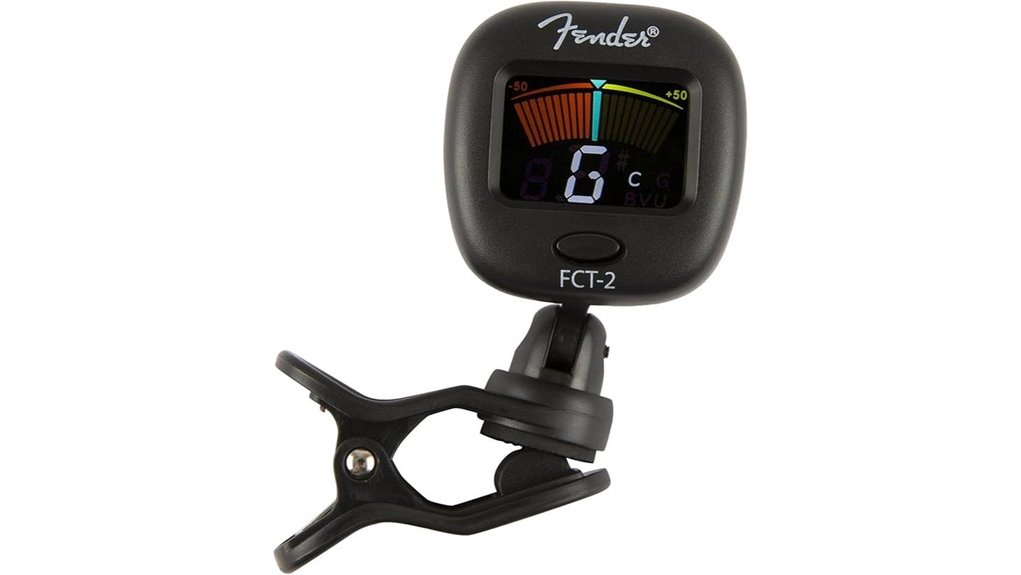 fender multi instrument clip on tuner