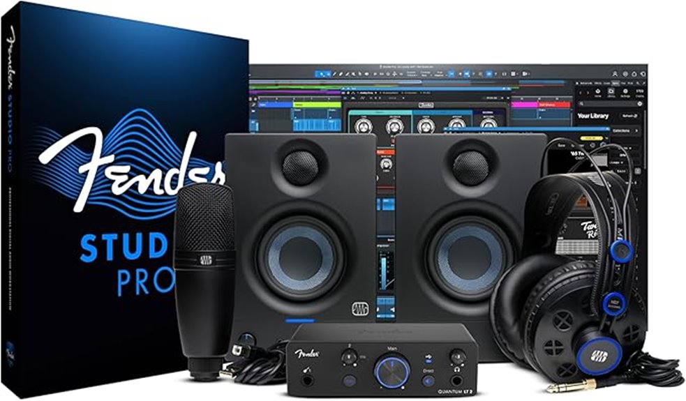 fender quantum home recording bundle