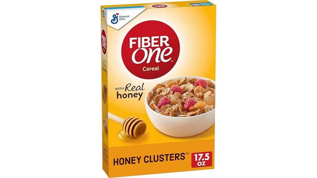 fiber one honey clusters cereal