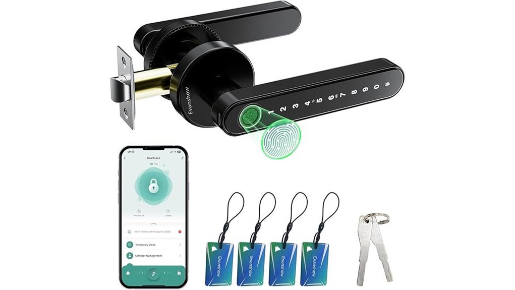 fingerprint smart knob lock