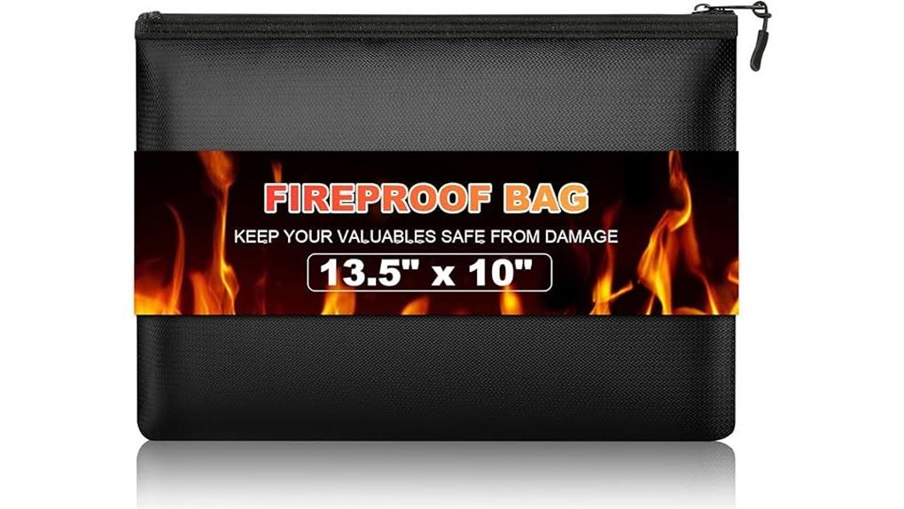 fireproof waterproof cash organizer