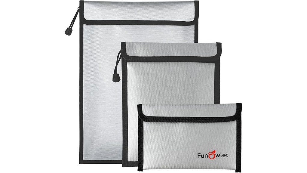 fireproof waterproof document bags