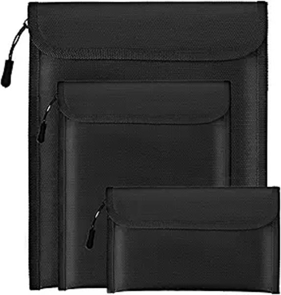 fireproof waterproof document bags