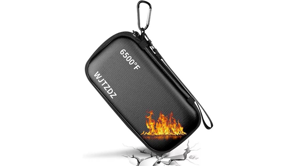 fireproof waterproof power bank case