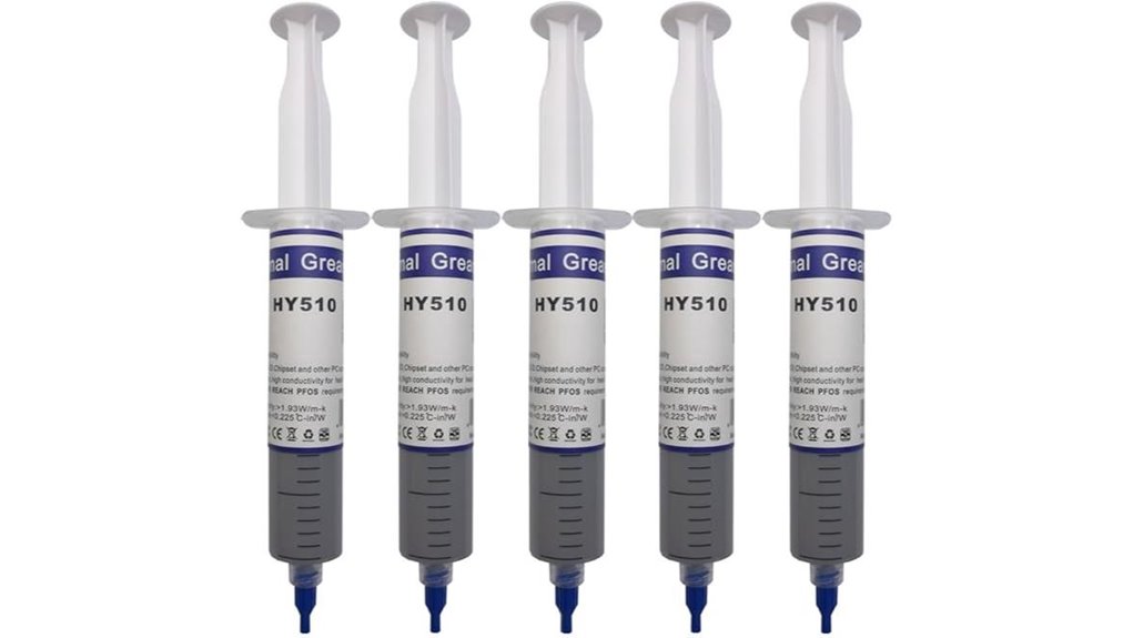 five pack 200g reusable thermal paste