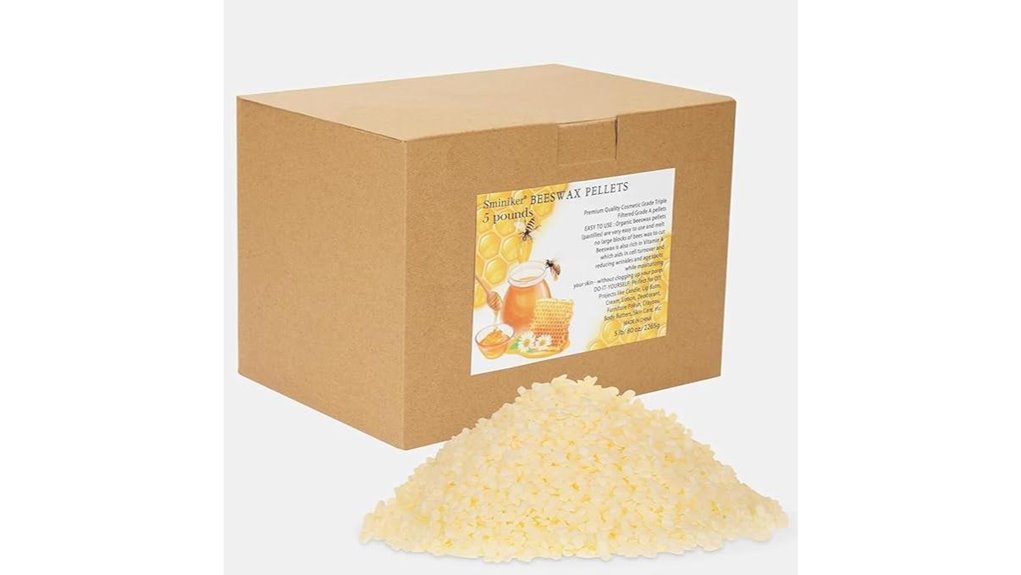 five pound beeswax candle pellets