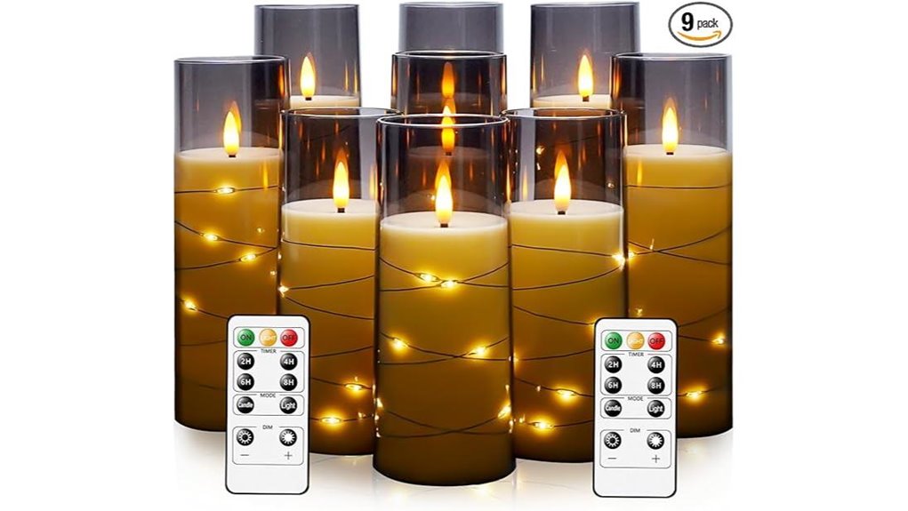 flameless led candle set
