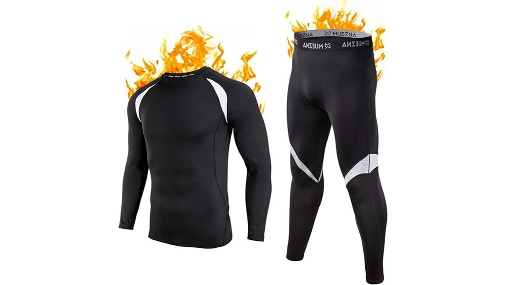 fleece lined thermal base layer