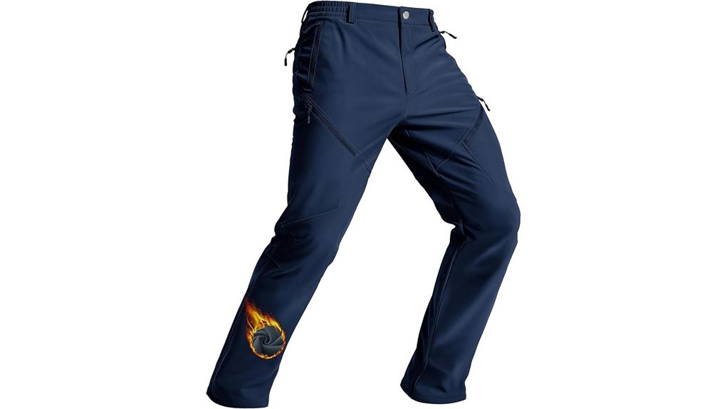 fleece lined waterproof hiking cargo