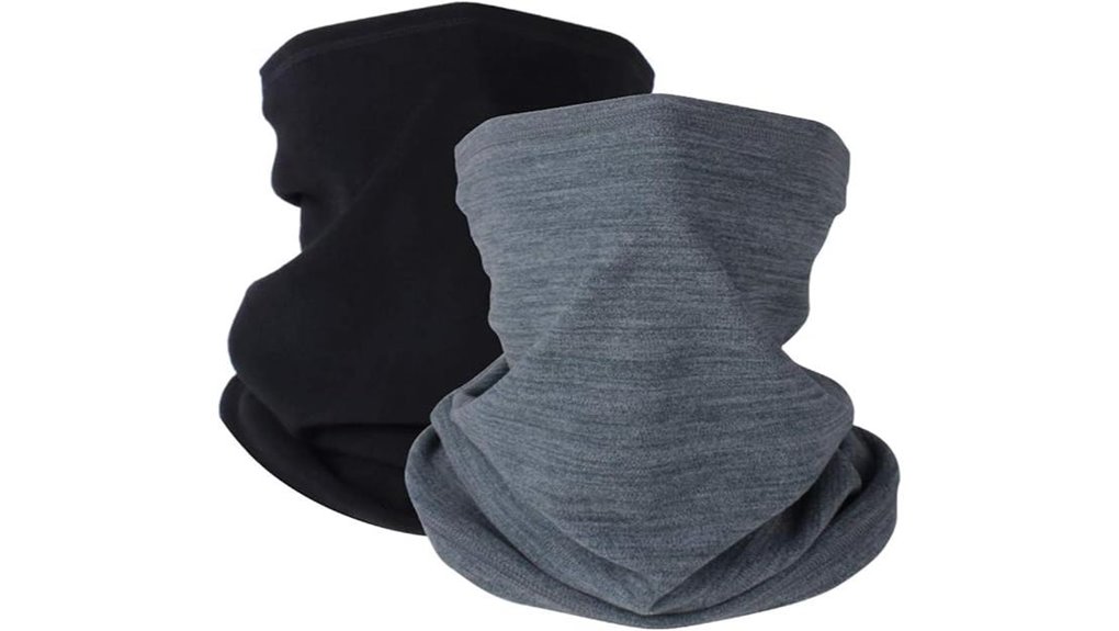 fleece winter neck warmers pack