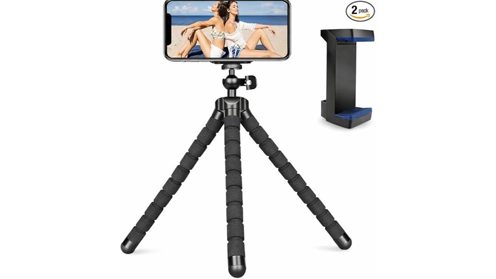 flexible mini smartphone tripod stand