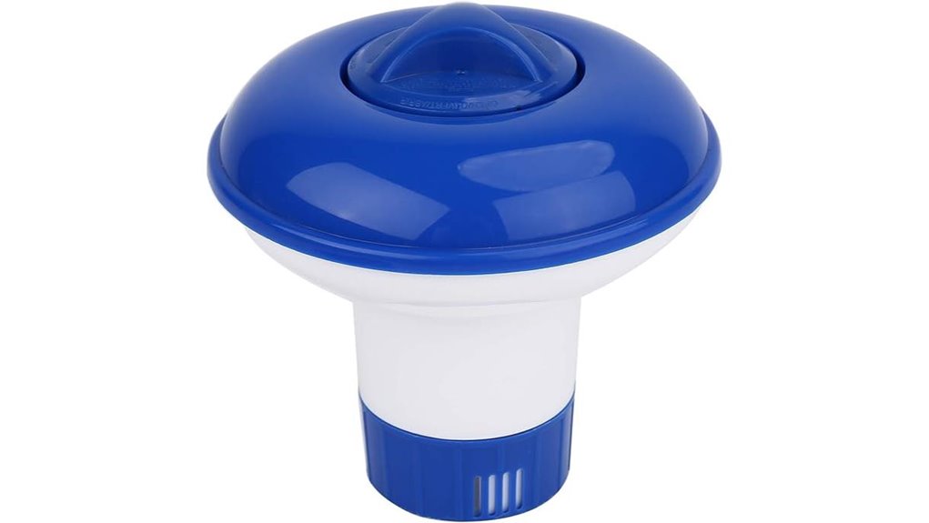 floating pool chemical dispenser