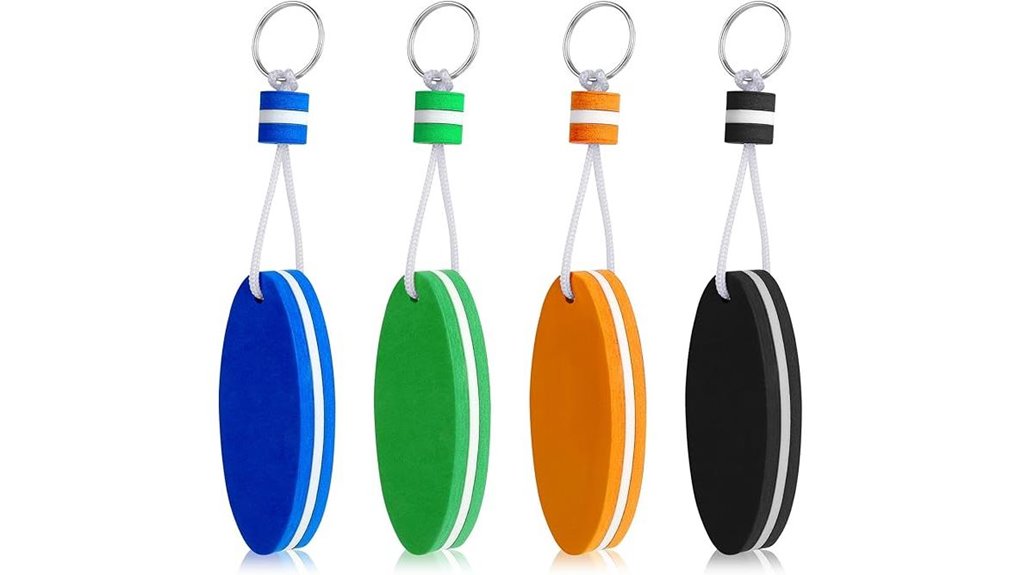 floating waterproof keychain set