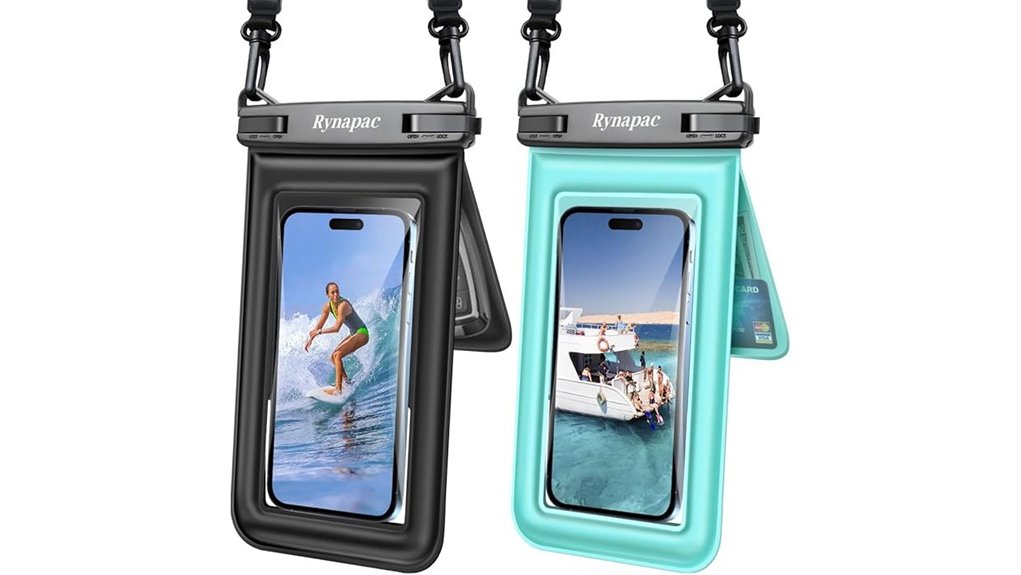 floating waterproof phone pouches