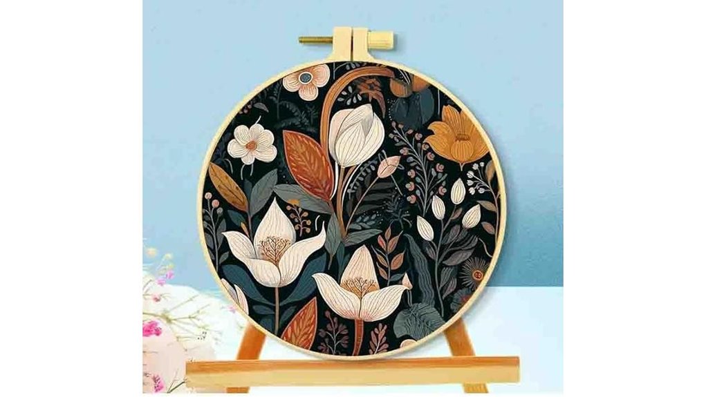 flower cross stitch kit