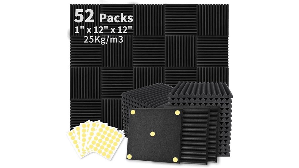 focusound 52 pack acoustic panels