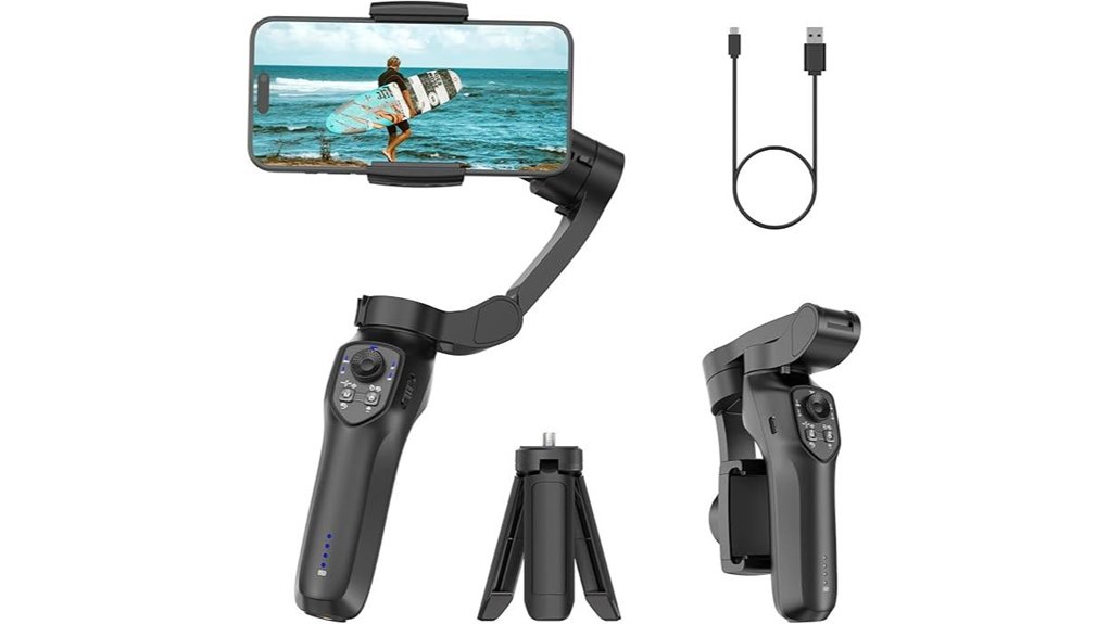 foldable 3 axis phone gimbal