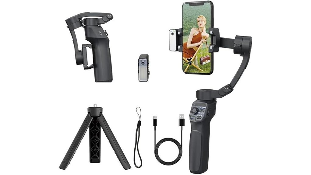 foldable 3 axis tracking gimbal