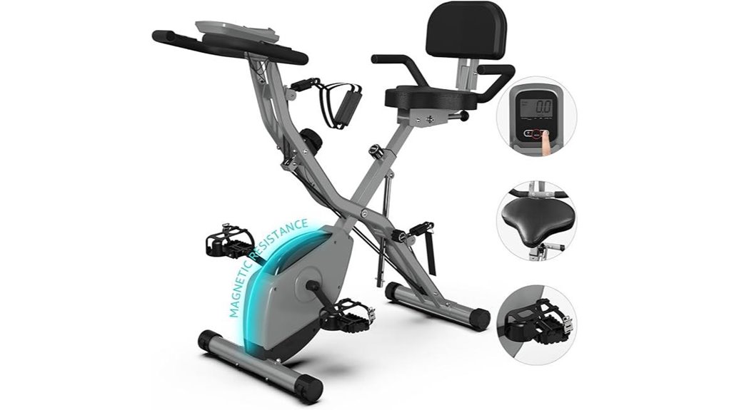 foldable 5 in 1 stationary exercisebike