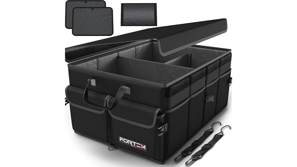 foldable 600d suv trunk organizer