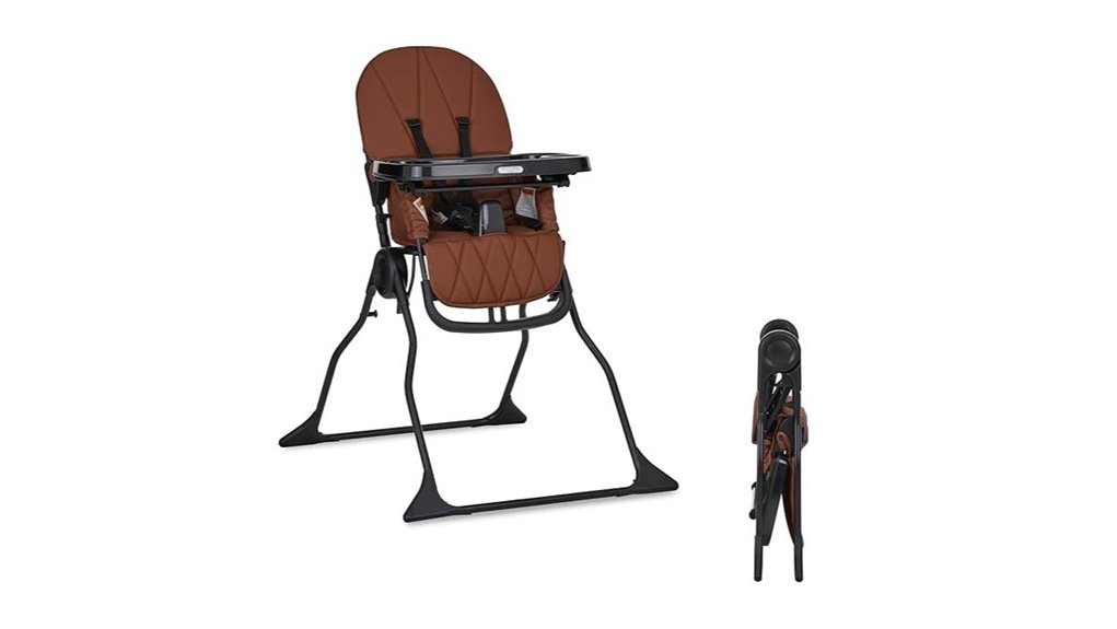 foldable adjustable snack highchair