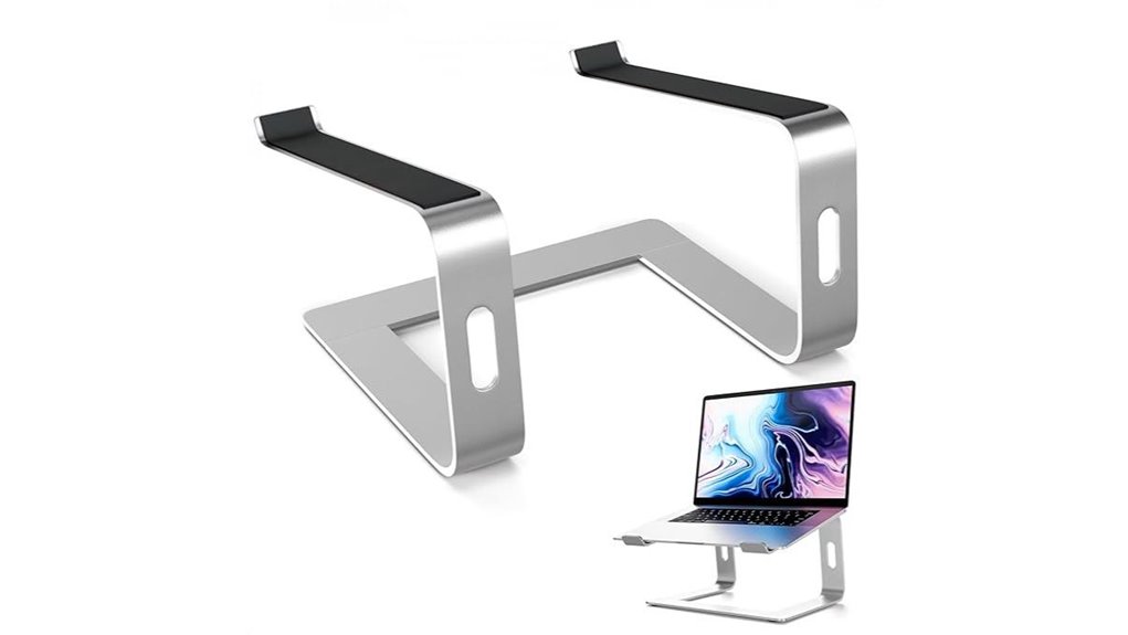 foldable aluminum laptop stand