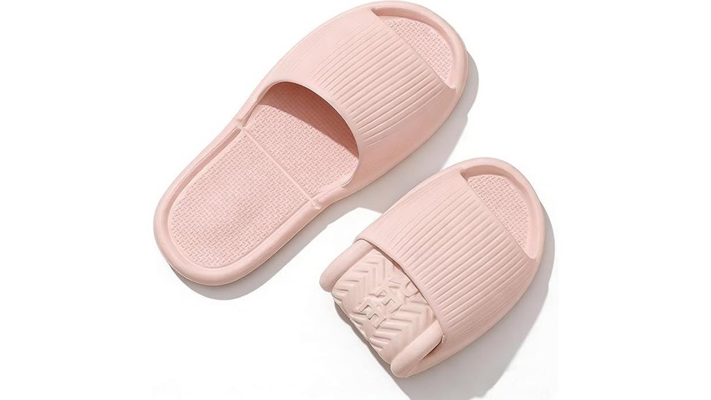 foldable black quick dry slippers