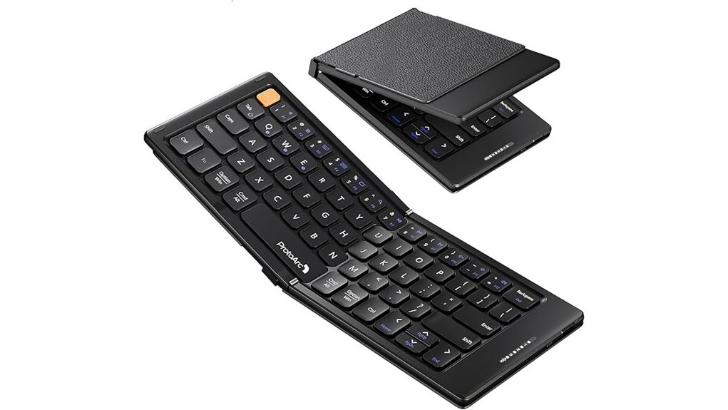 foldable bluetooth keyboard with cover