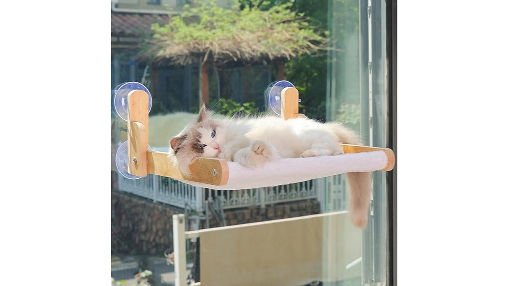 foldable cat window hammock bed