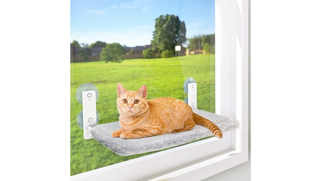 foldable cordless cat window perch
