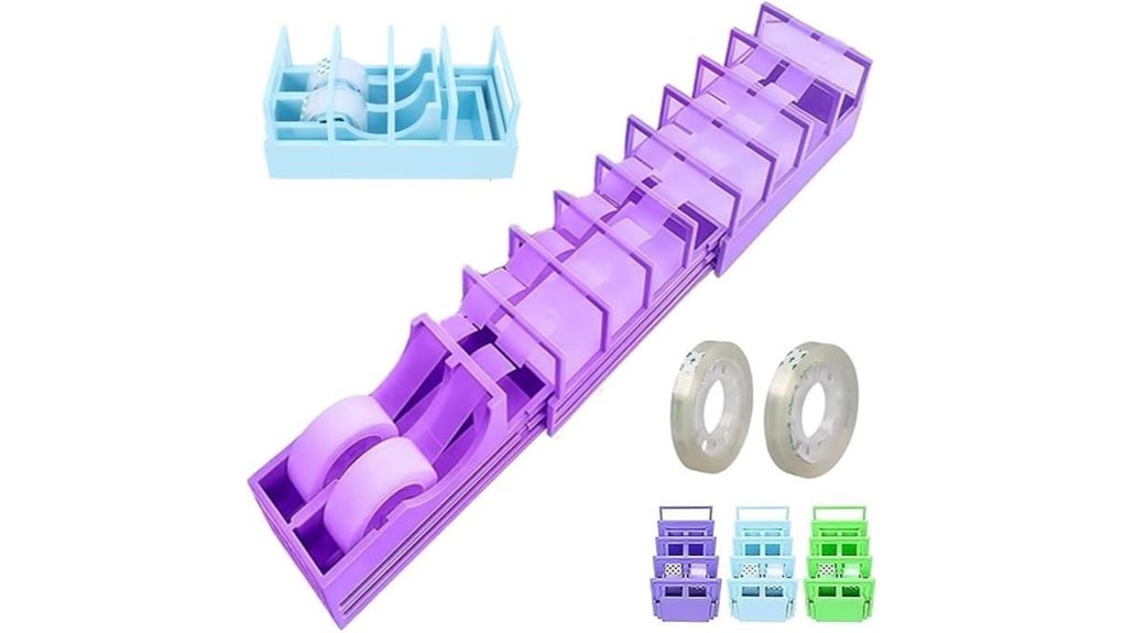 foldable double roll ribbon cutter