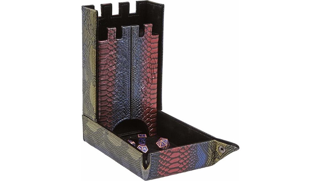 foldable draco dice tower