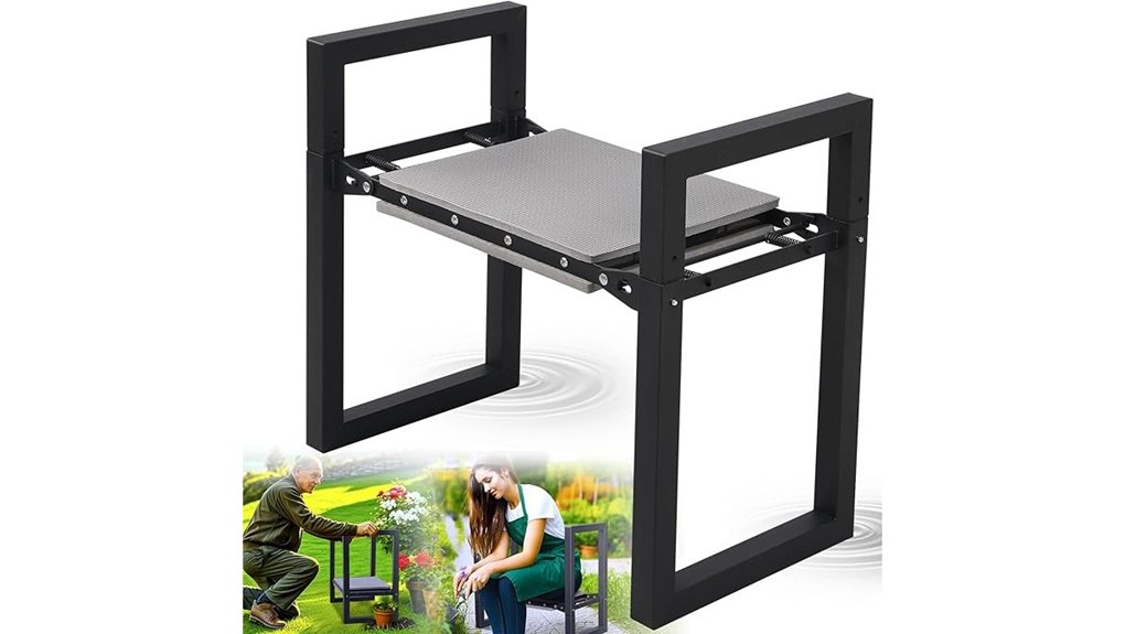 foldable garden kneeler seat