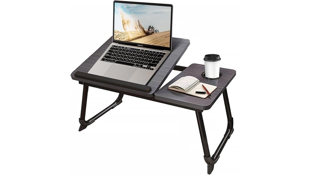 foldable laptop bed desk