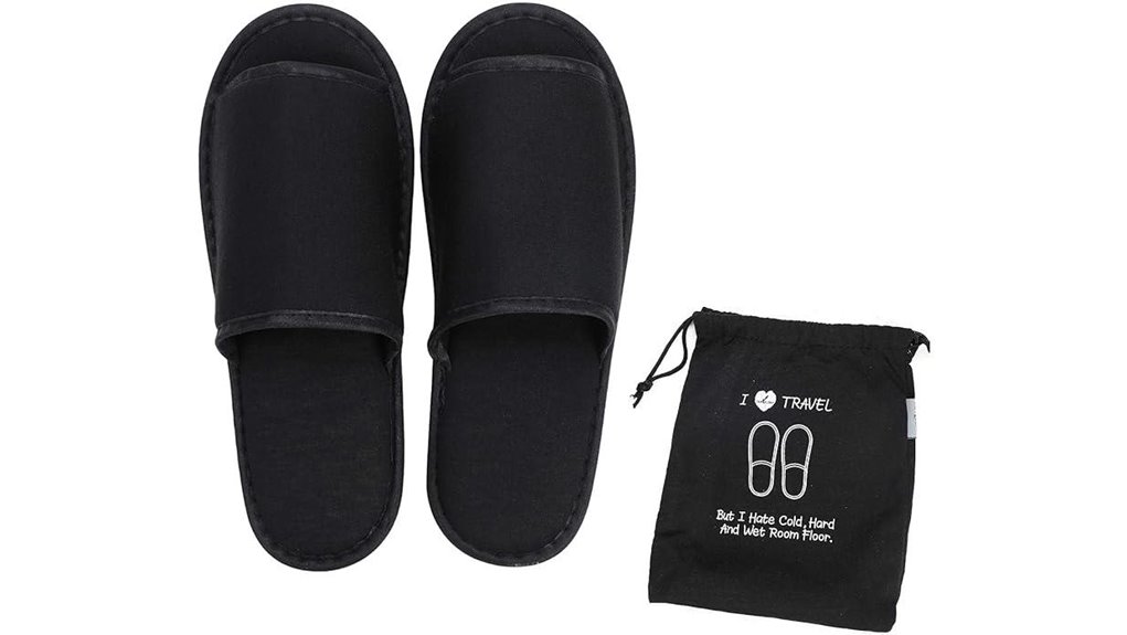 foldable portable travel spa slippers