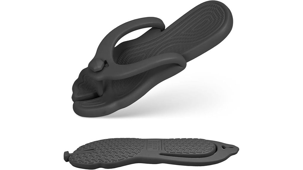 foldable quick dry non slip flipflops