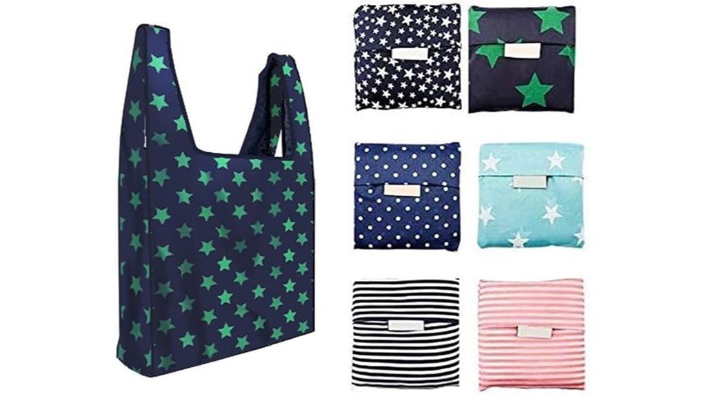 foldable reusable grocery bags
