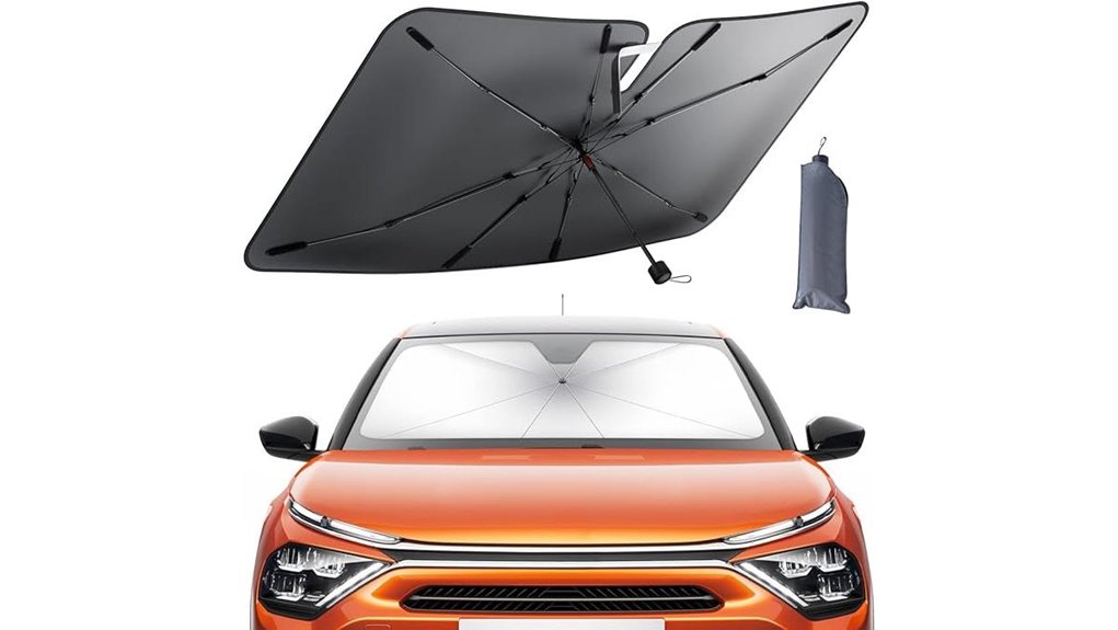 foldable umbrella car sunshade