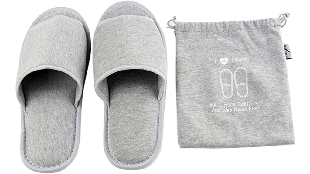 foldable washable open toe spa slippers