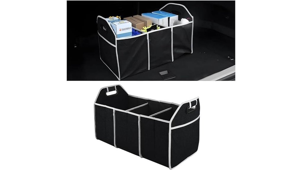 foldable waterproof three compartment trunk