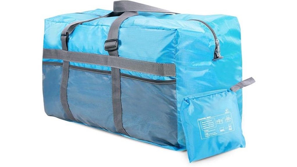 foldable waterproof travel tote