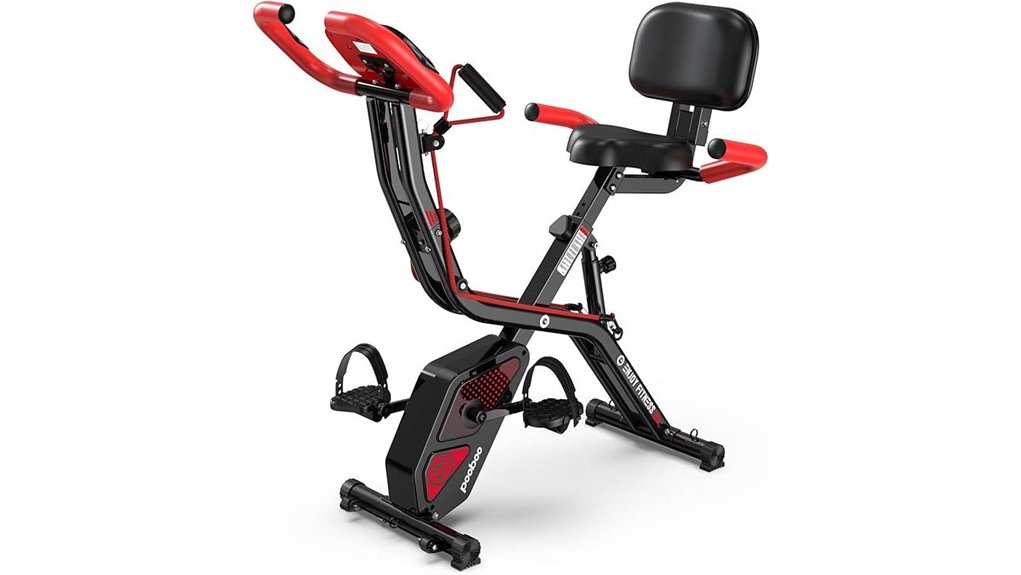 folding magnetic exercise bike