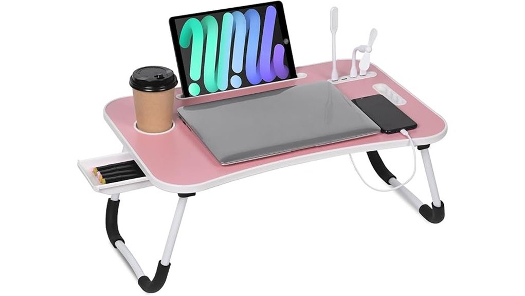 folding portable bed desk