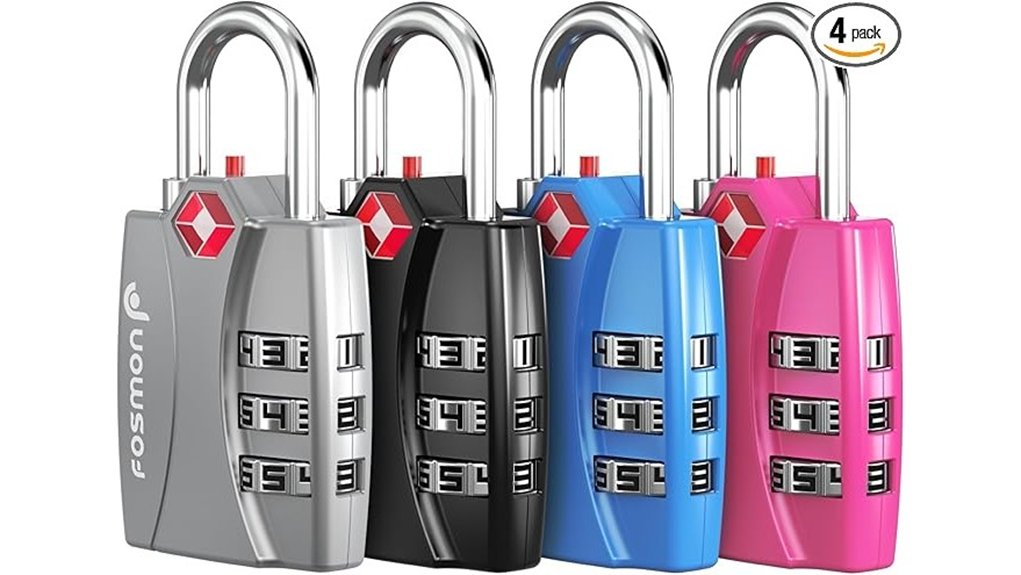 fosmon tsa combination luggage locks