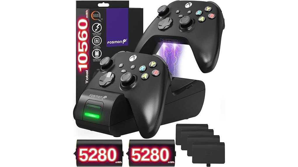 fosmon xbox controller charger