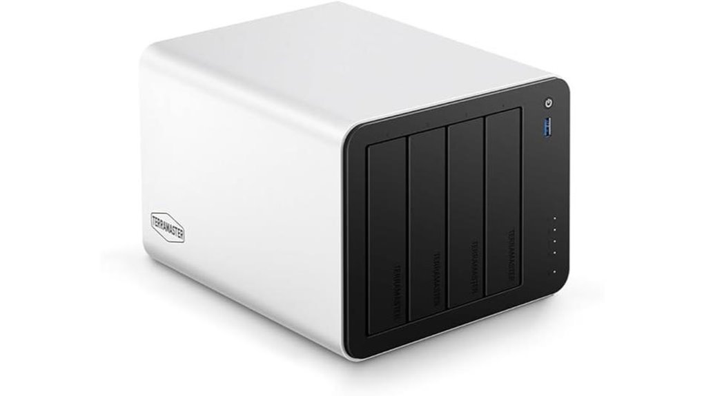 four bay terramaster nas diskless