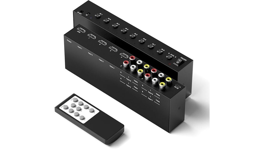 four input hdmi with rca