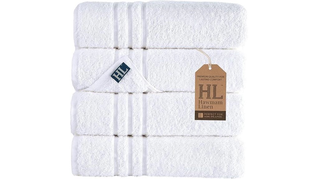four pack 100 turkish cotton bath