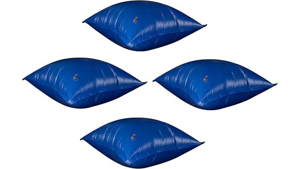 four pack above ground pool pillows